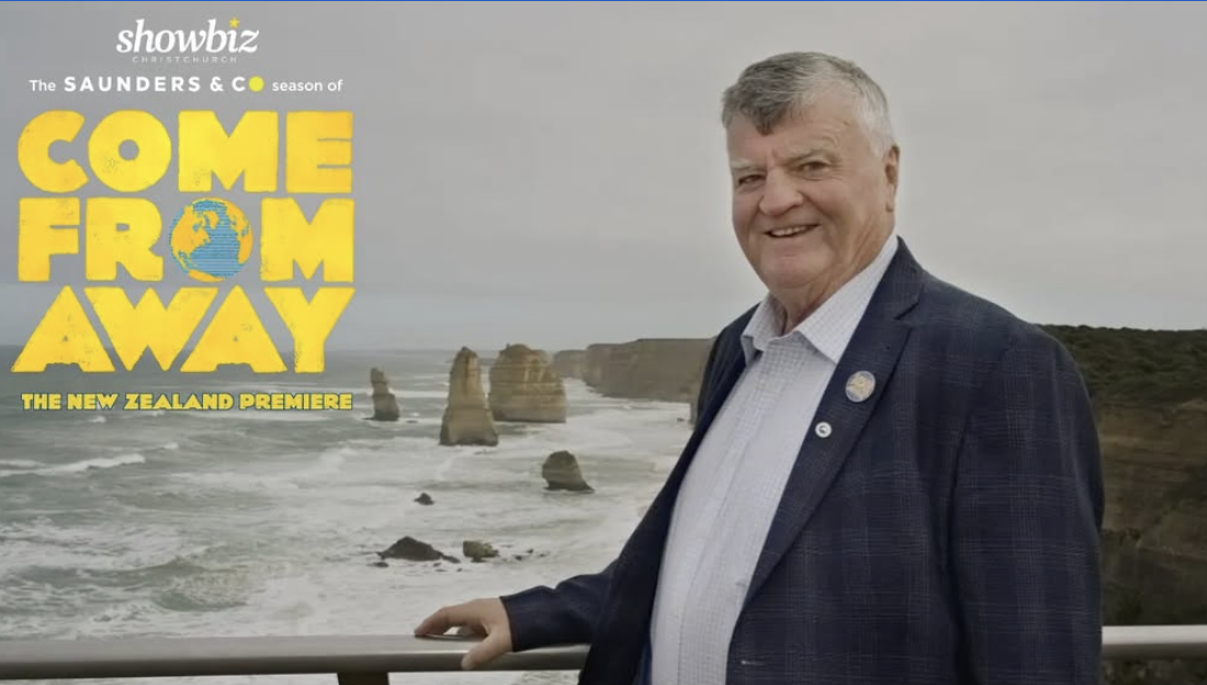 Claude Elliott: The former Mayor who led Gander Through 9/11 will be among the audience for the opening night of Come From Away in Christchurch.
